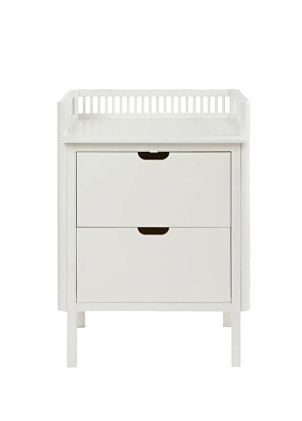 Bedside Table Classic White