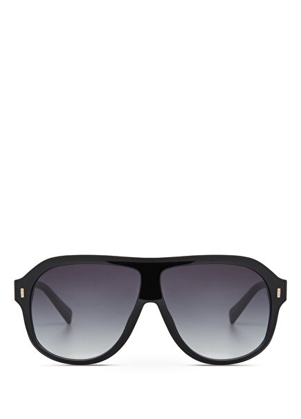 Burcu Esmersoy x Hermossa HM 1669 C1 Siyah Asetat Unisex Güneş Gözlüğü