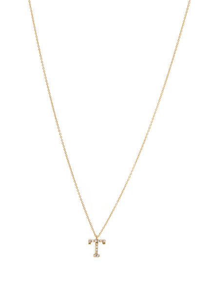Diamond Detailed Women's Gold Necklace