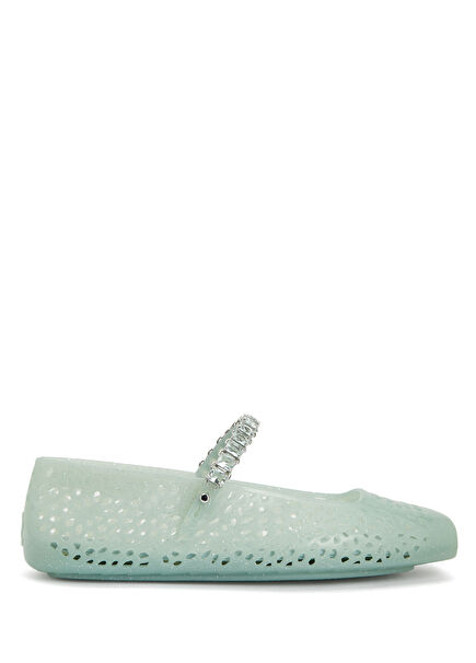 The Jelly Turquoise Ballet Flats