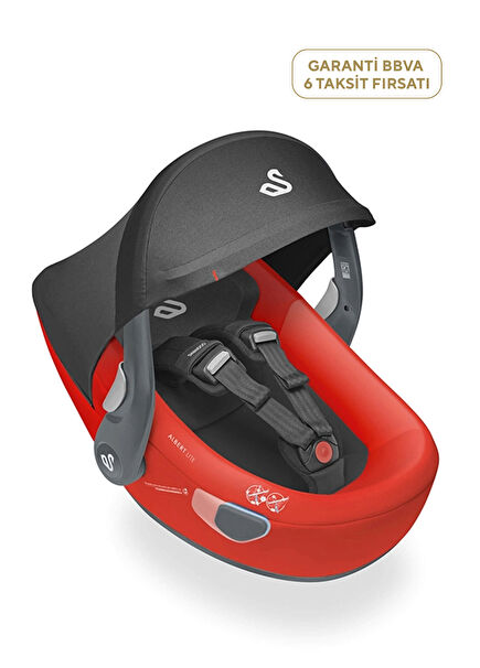 Albert Lite Kırmızı Adac'lı 0–13 kg Bebek Oto Güvenlik Koltuğu