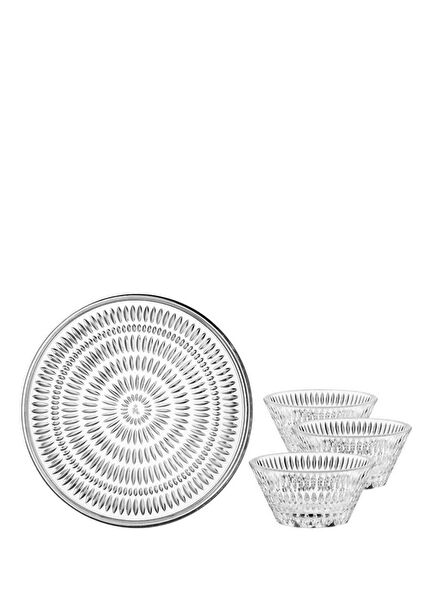 Ethno Şeffaf 4'lü Kahvaltı Takımı