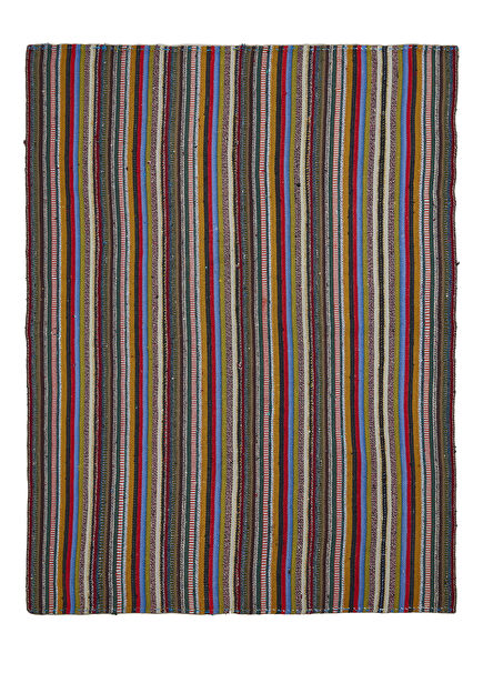 Anatolian Colorblocked Wool Loom Rug