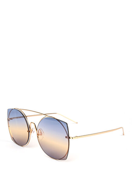Hi 3067 04B Metal Gold Women's Sunglasses