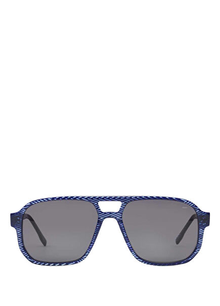 SITDSTS 57 SGBL Mavi Metal Erkek Güneş Gözlüğü