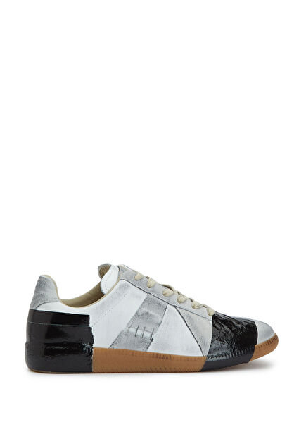 Replica Beyaz Kadın Deri Sneaker