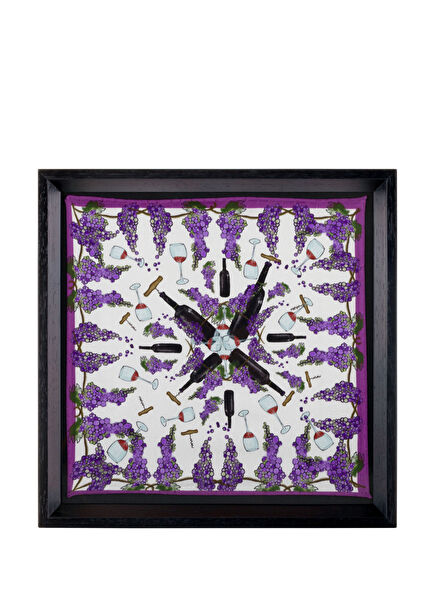 Bordeaux Silk Interior Wooden Frame