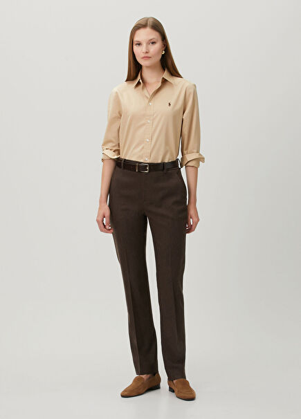 Brown Wool Pants