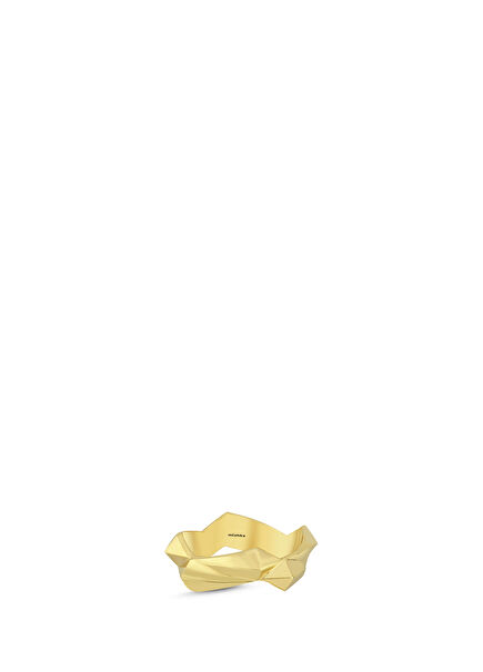 Brisk 22K Gold Plated 925Sterling Silver Unisex Ring