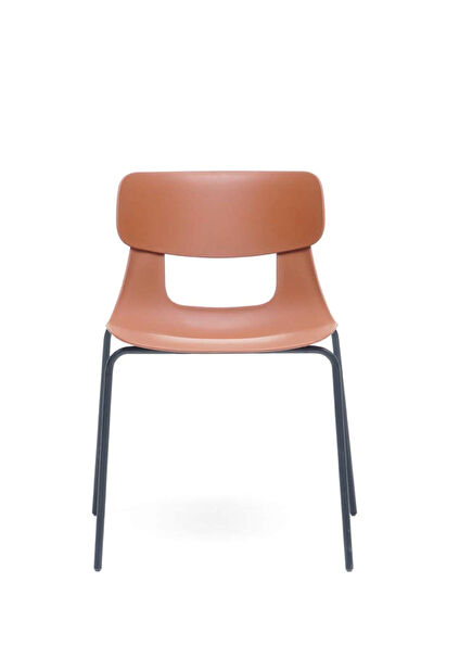 Lucrezia Metal Ayaklı Kiremit Sandalye