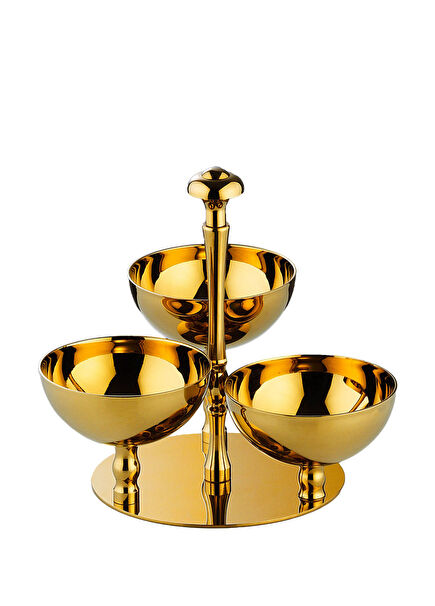 Gold Metal 3'lü Çerezlik 