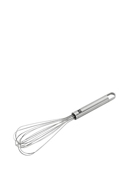 Pro Metallic Grey Stainless Steel Whisk 28 cm