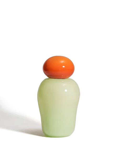 Bon Bon Medi Green Orange Glass Object