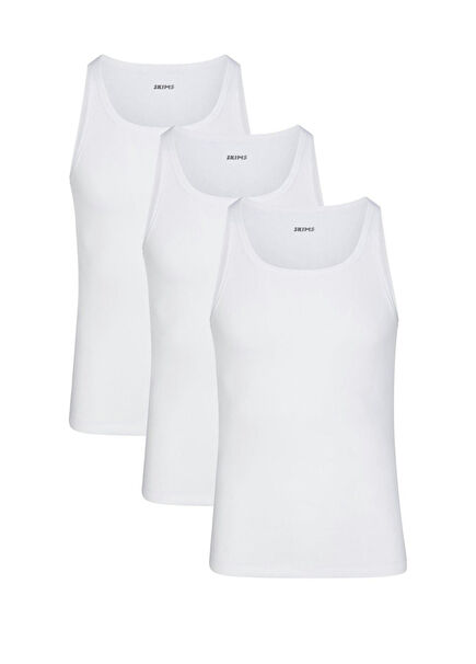 Beyaz 3lü Erkek Atlet Seti