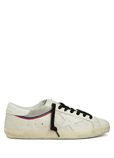 Super-Star White Grey Men's Leather Sneakers