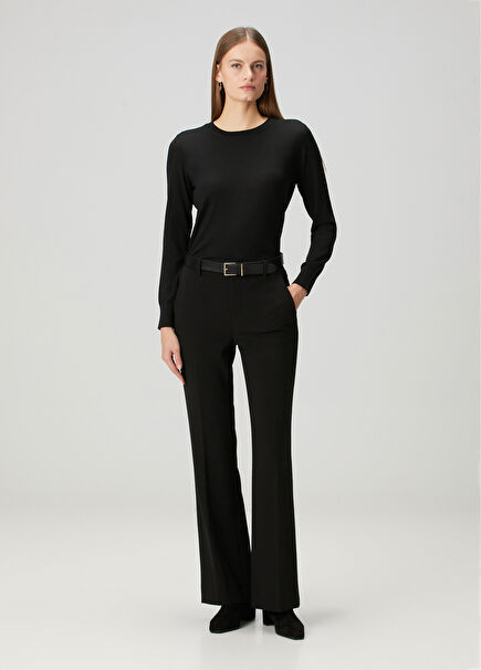 Black Flared Pants