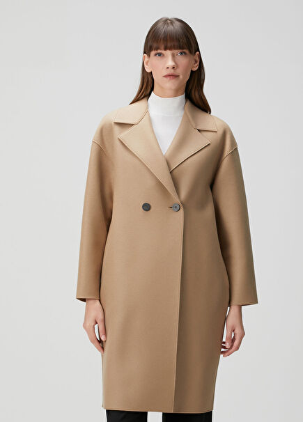 Ten Double-Breasted Wool Coat