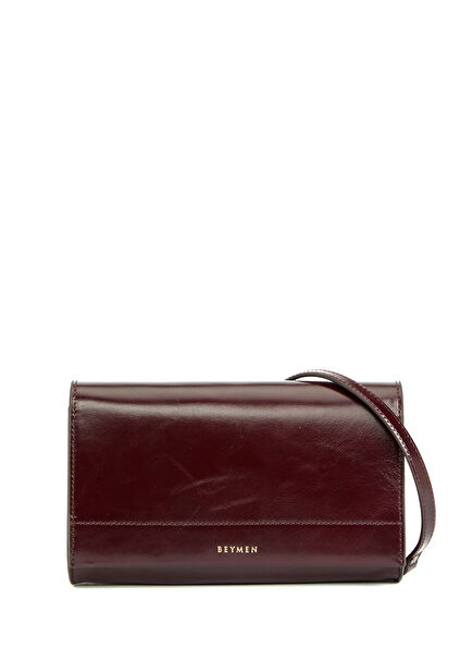 Rabat Bordo Kadın Deri Çanta