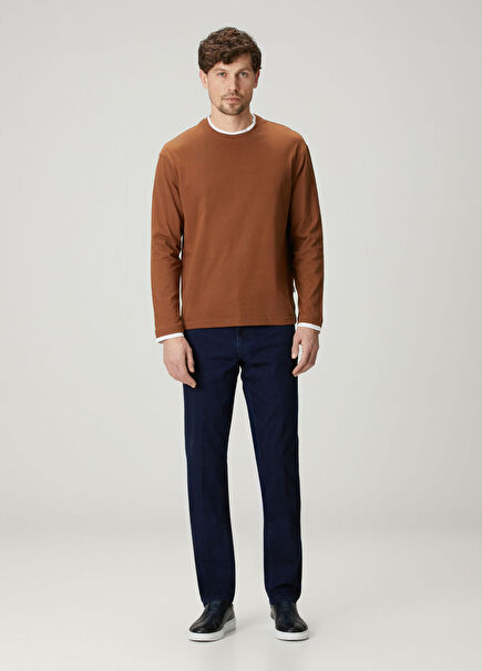 Lacivert Jean Pantolon