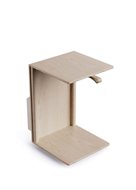 Living Room Trio Beige Oak Wood C Side Table