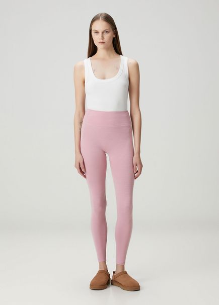 High Waisted Pembe Tayt