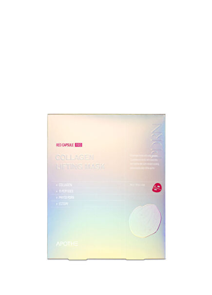 Red Capsule Pro-Collagen Lifting Mask Kırmızı Kapsüllü ve Pro-Kolajen İçeren Lifting Kağıt Yüz Maskesi 34 gr 