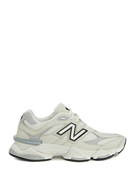 9060 White Men's Leather Sneaker