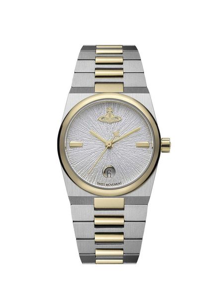 VV332SLSG Silver Gold Steel Women's Wristwatch
