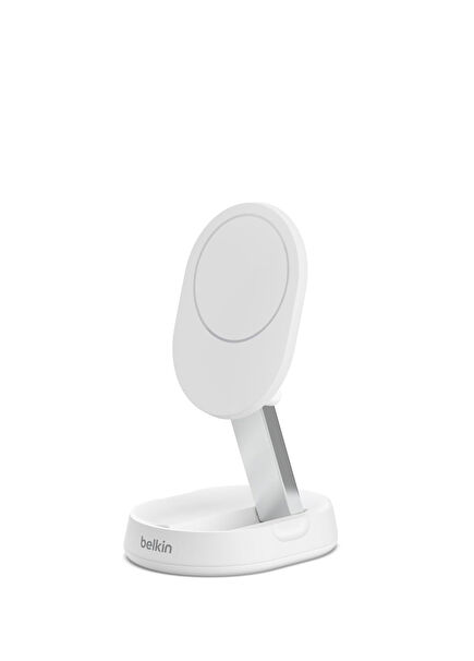 BoostCharge Pro MagSafe Qi2 Katlanabilir Beyaz Manyetik Kablosuz Şarj Cihazı 15W 