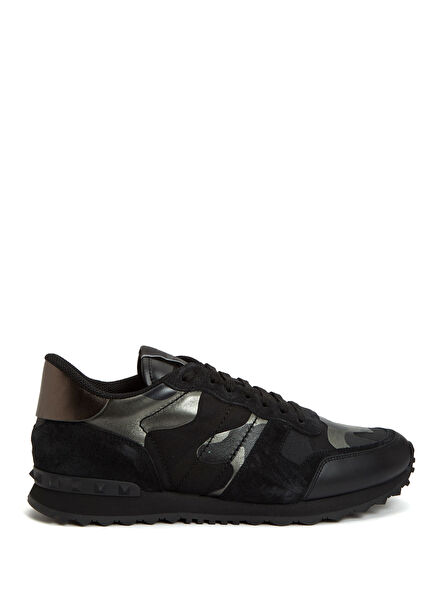 Rockrunner Siyah Erkek Deri Sneaker
