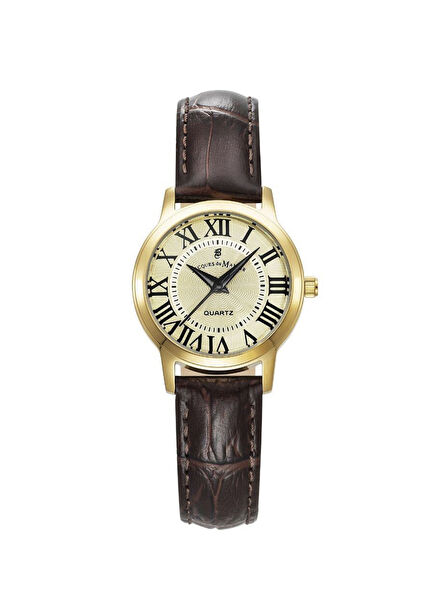 Genesis JWL04904 Brown Leather Women's Watch