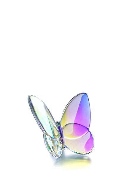 Papillon Lucky Iridescent Butterfly Figurine with Sparkling Crystal