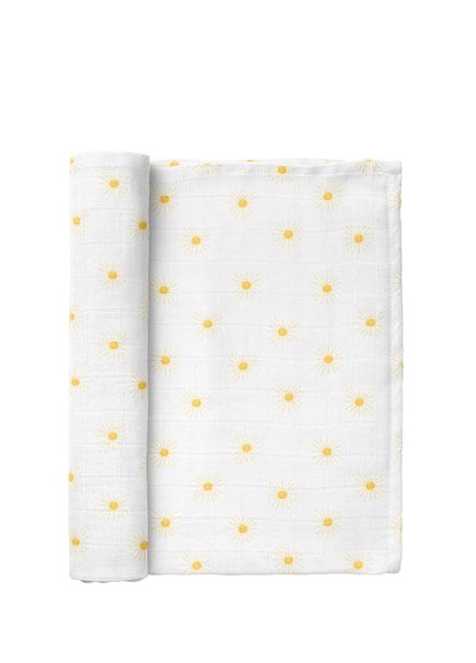 Soleil Organic Cotton Washed Muslin Baby Cover 115 x 115 cm