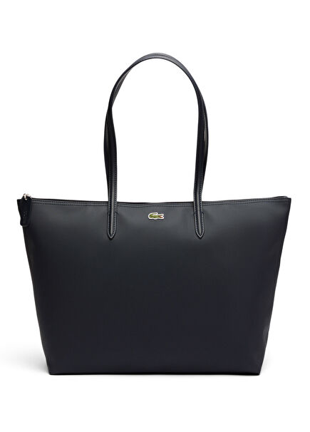 L.12.12 Siyah Büyük Boy Kadın Omuz Çantası