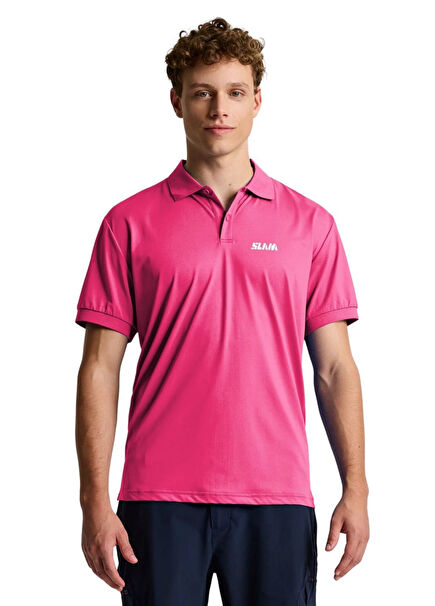 Tech Pique Polo Evo Pink Short Sleeve Men's T-shirt