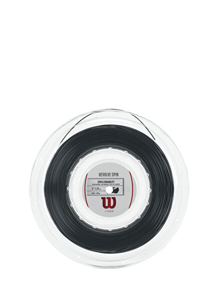 Revolve Spin 17 Reel Black Tennis String WRZ908100