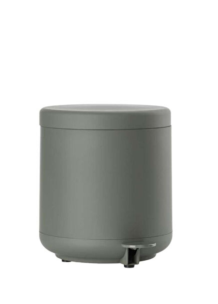 Ume Olive Green Pedal Band Trash Bin 4 L
