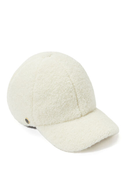White Women's Wool Hat