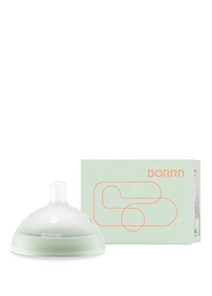 Anti-colic Silicone Variable Flow Green Bottle Nipple