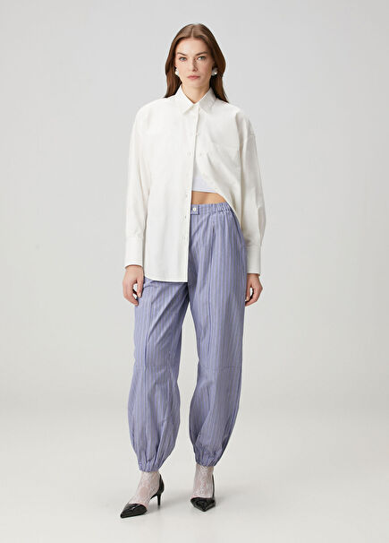 Topkapi blue striped pants