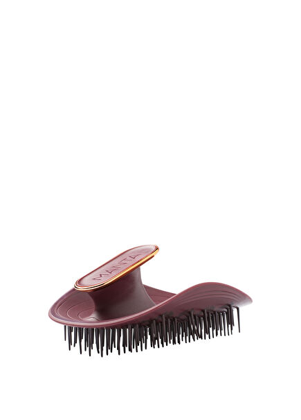Original Burgundy Rose Gold Brush for Brittle Hair and Sensitive Scalp