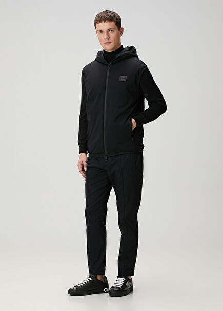 Black Waist Corded Pants