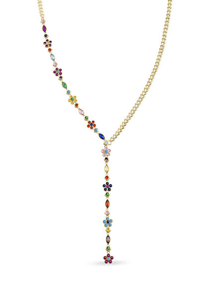 Paradise Ribbon 14K Gold Women's Necklace