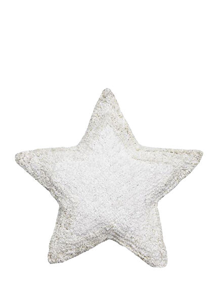 Stella Ivory Grey Cotton Children's Room Pillow