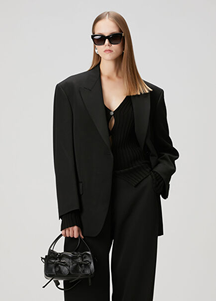 Siyah Yün Blazer