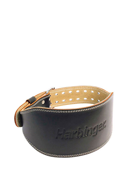 Black 6" Padded Leather Weight Belt