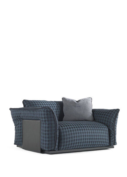 Gianfranco Ferre Home Clapton Navy Blue Sofa
