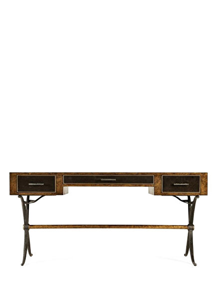 Jc Edited Hammered Kahverengi Meşe Çalışma Masası