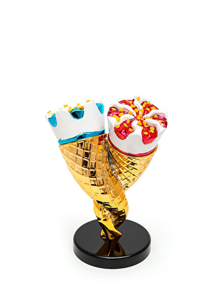 Summer Love Blue Red Ice Cream Object