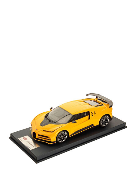 1:18 2023 Smart Bugatti Centodieci Production Version Yellow Model Car